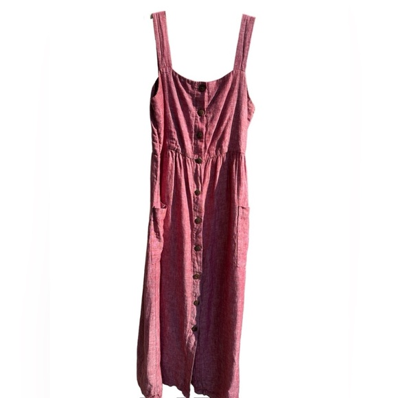 Rachel Zoe Dresses & Skirts - Rachel Zoe Red Linen Dress size 8